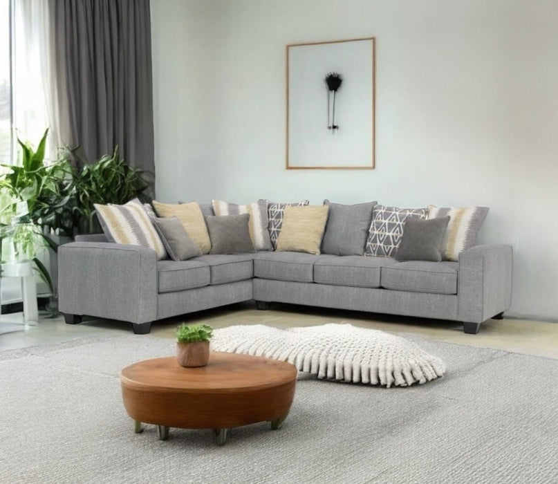 Light Gray Lux Lounge Sectional