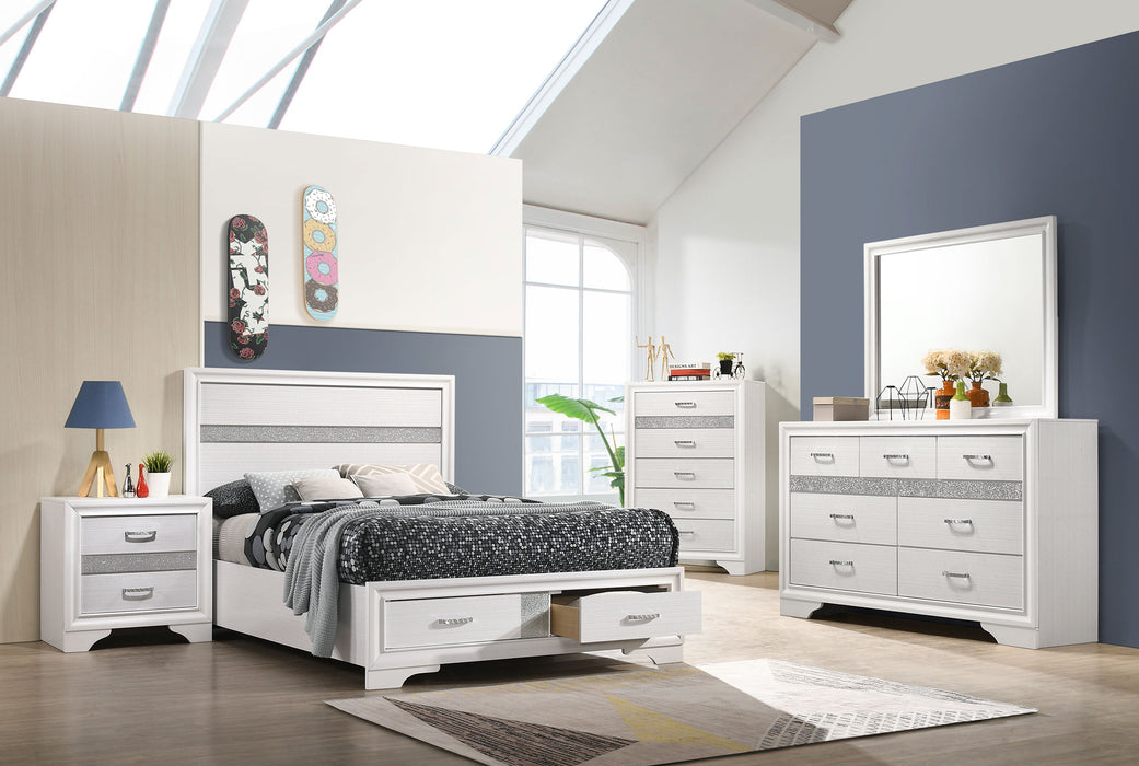 Miranda Panel Platform Storage Bed