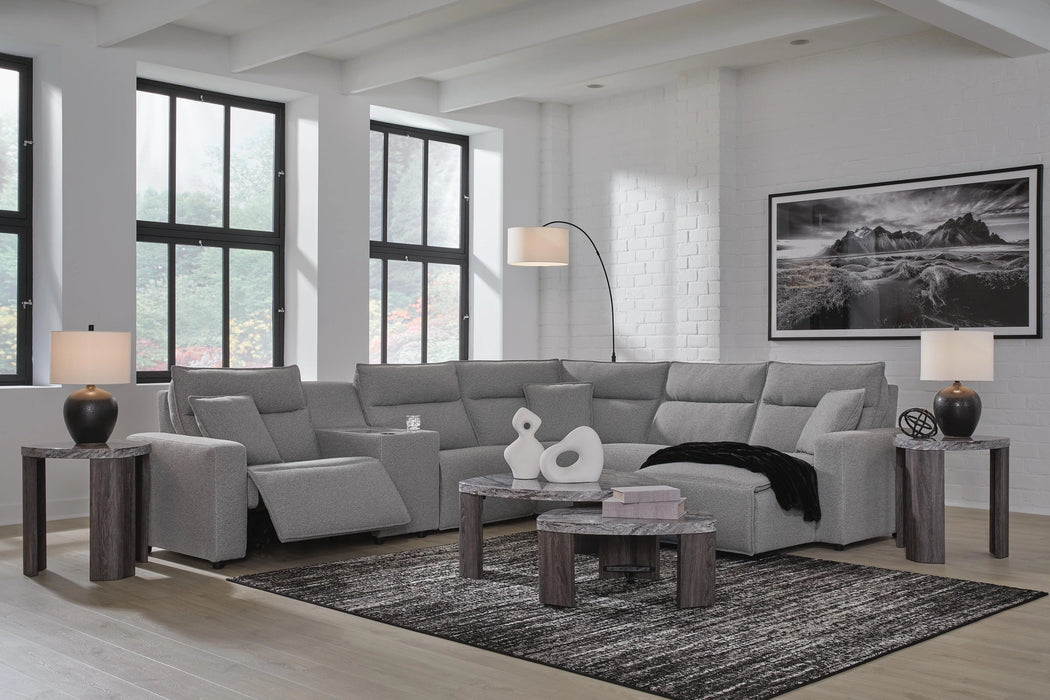 Modmax II Power Reclining Sectional with Chaise and Console