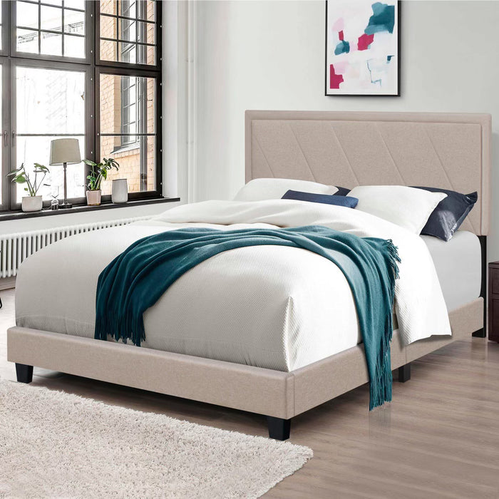 Lake Shore Drive Upholstered Queen Size Bed