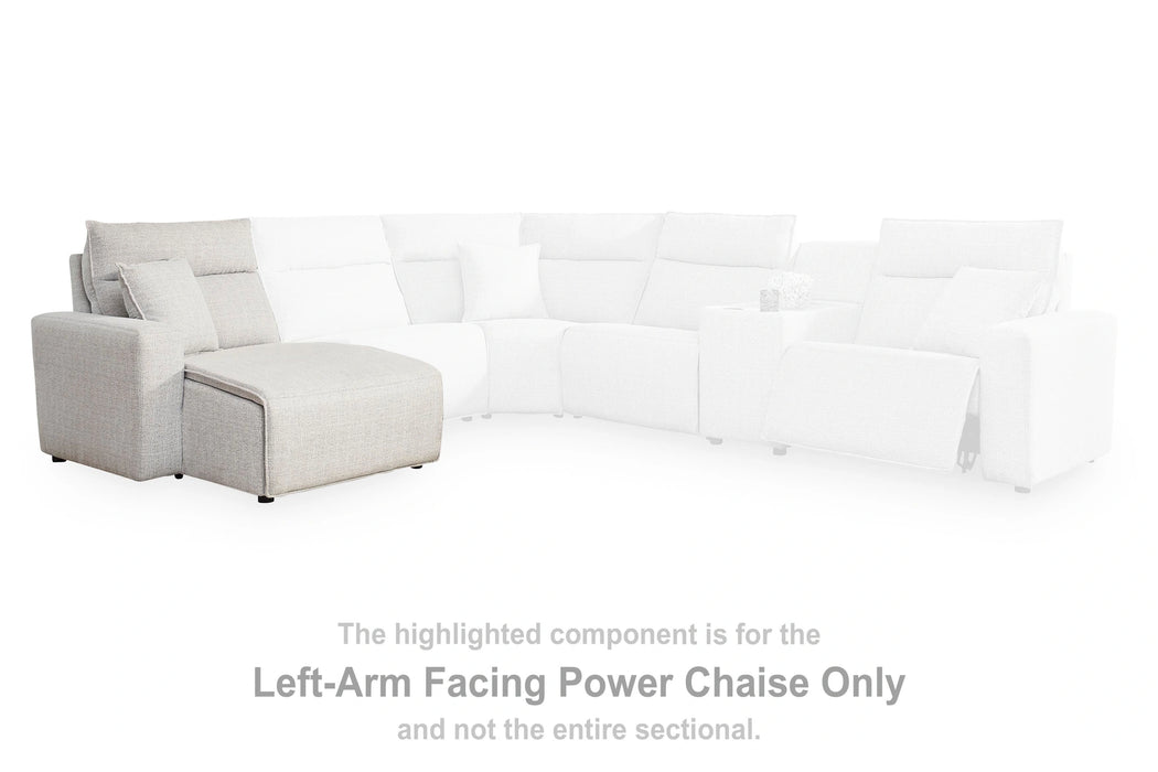 Modmax II Power Reclining Sectional with Chaise and Audio Console