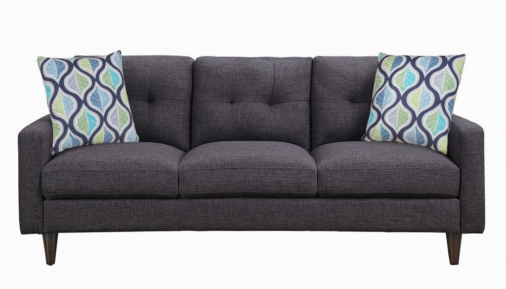 Watsonville Retro Grey Sofa