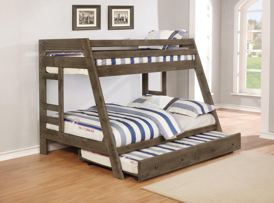 Wrangle Hill Twin over Full Bunk Bed