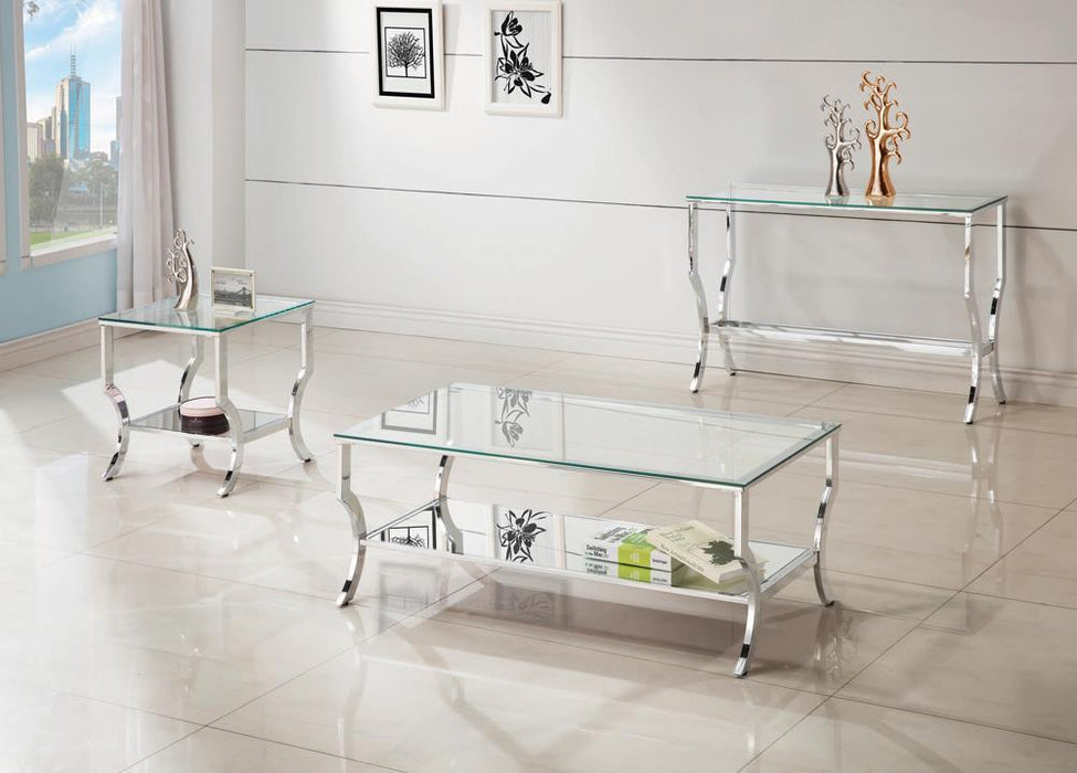 G720338 Contemporary Chrome Side Table