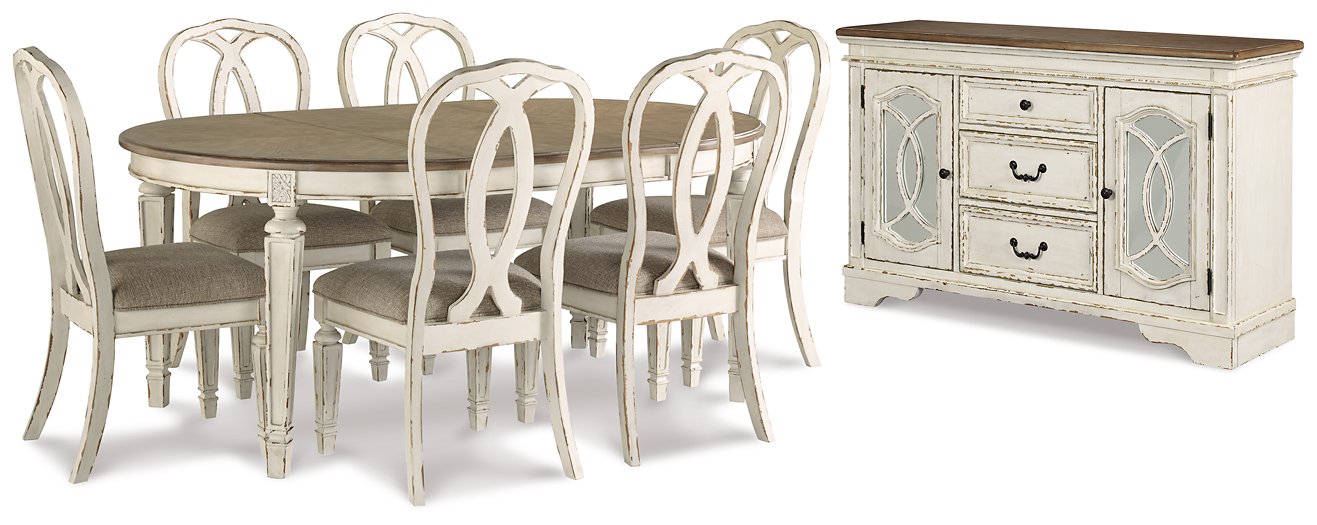 Realyn 8-Piece Dining Package