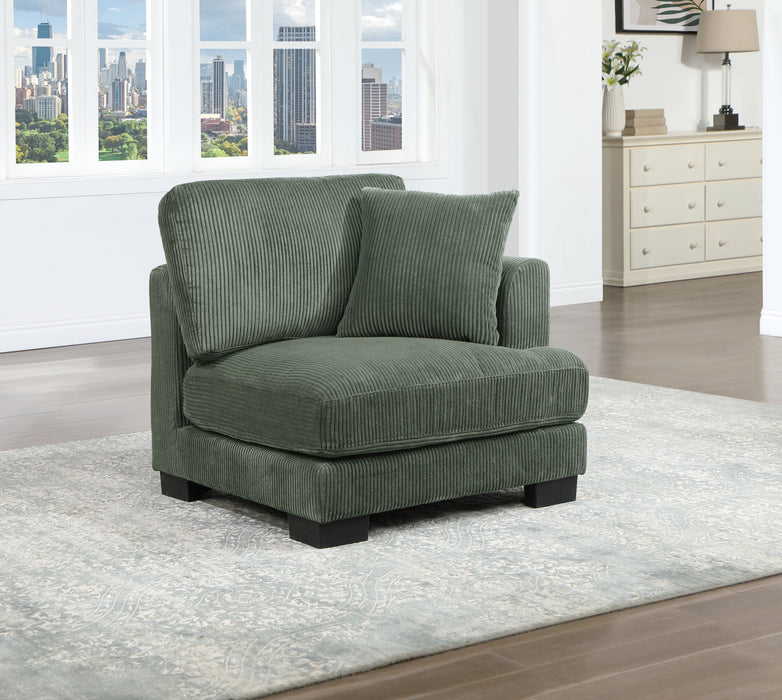 Olive Green 6 PC Modular Sectional