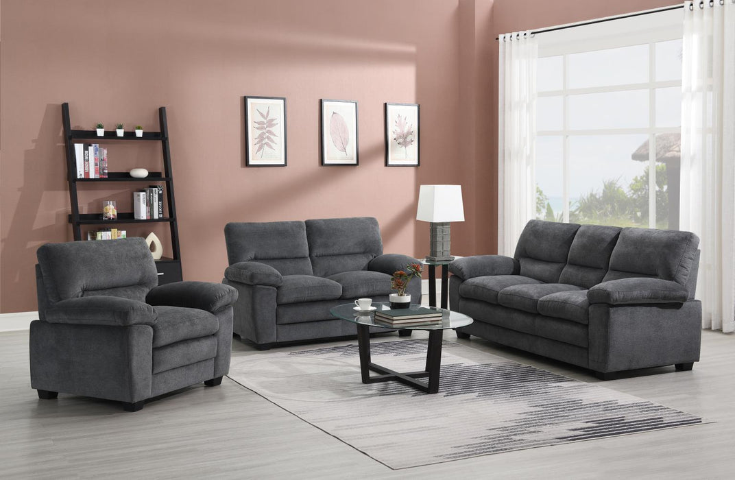 Asherton Charcoal Living Room Set