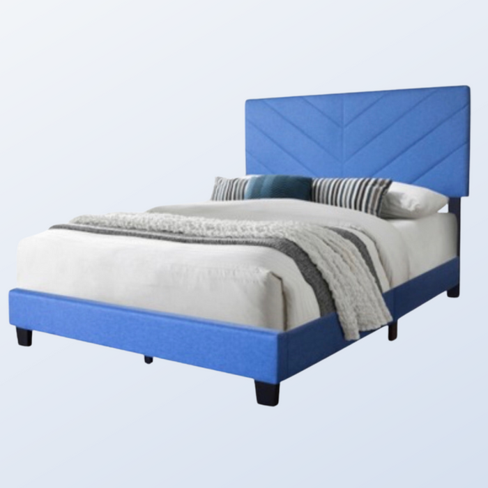 Blue Marley Upholstered Bed