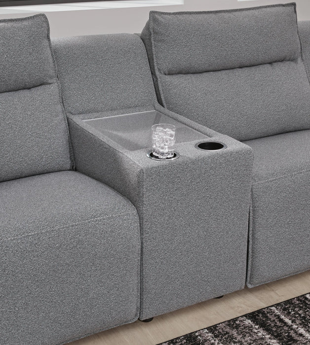 Modmax II Power Reclining Sectional with Chaise and Audio Console