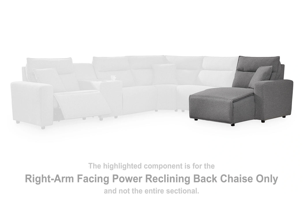 Modmax II Power Reclining Sectional with Chaise and Console