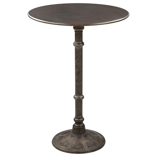 Rustic Dark Russet and Antique Bronze Counter Height  Table image