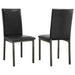 Garza Black Upholstered Side Chair image