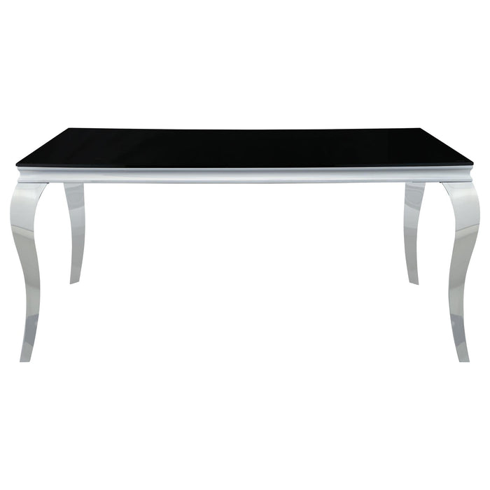 Barzini Dining Contemporary Black Dining Table image