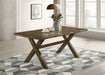 Alston Rustic Knotty Nutmeg Dining Table image