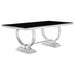 Antoine Hollywood Glam Silver Dining Table image