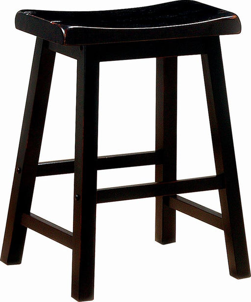 Transitional Black Counter Height Stool image