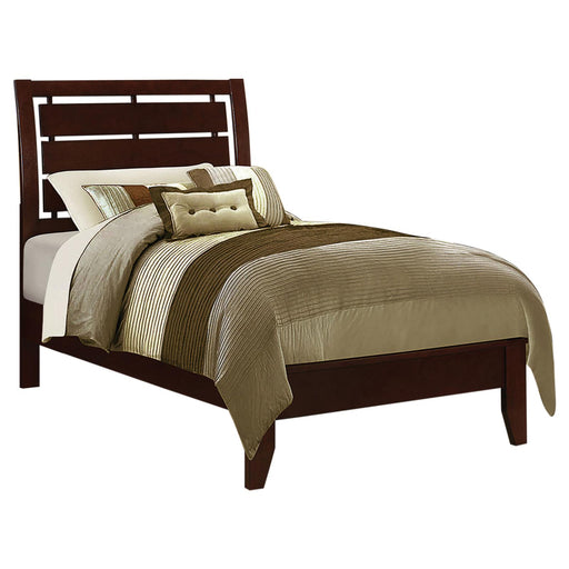 Serenity Twin Bed Rich Merlot image