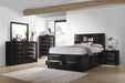 Briana Transitional Black Queen Four Piece Bedroom Set image