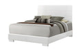 Felicity Contemporary White California King Bed image