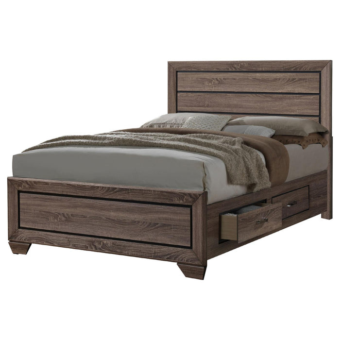 G204193 Kauffman Transitional Washed Taupe California King Bed image