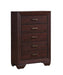 Fenbrook Dark Cocoa Five Drawer Chest image
