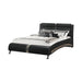 Havering Contemporary Black and White Upholstered Queen Bed image