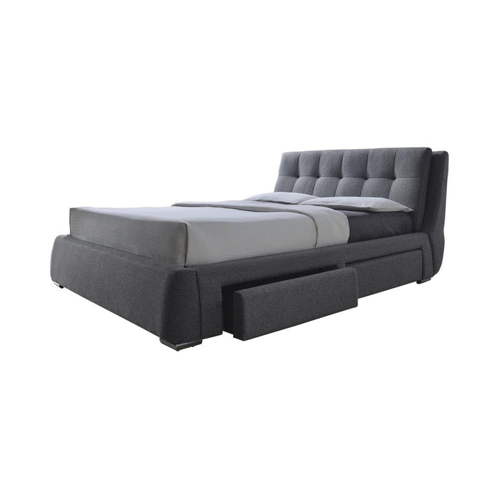 Fenbrook Transitional Grey Queen Bed image