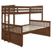 Atkin Weathered Walnut Twin XL over Queen Bunk Bed image
