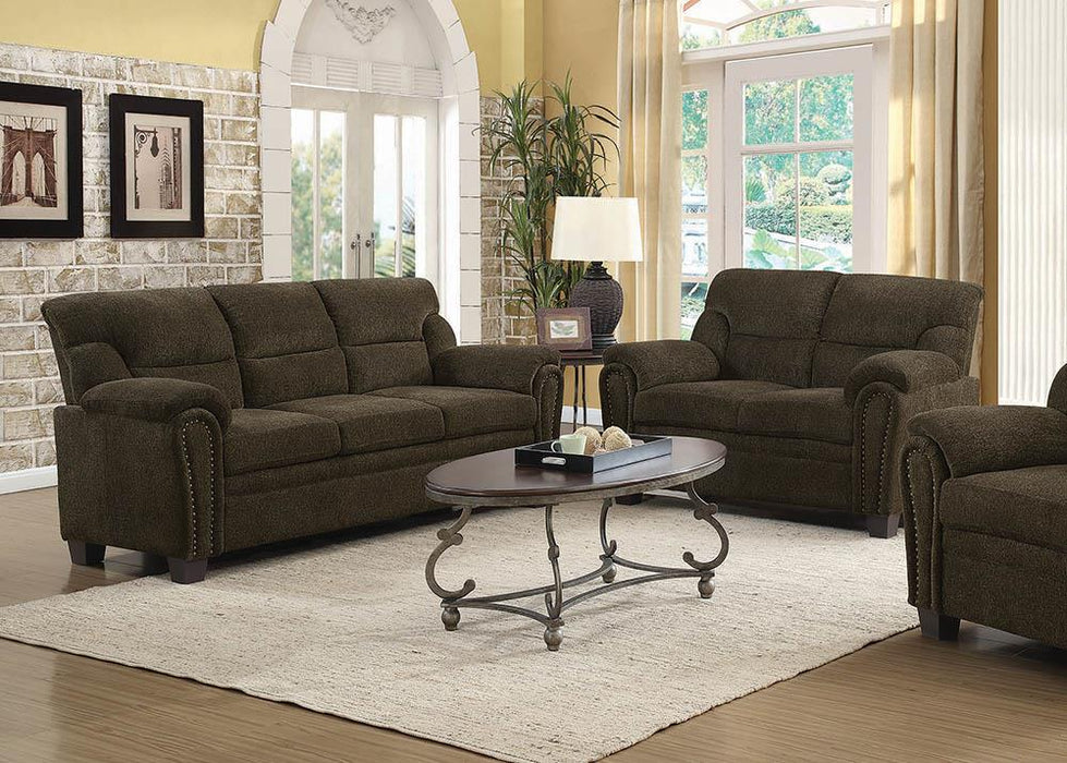 Clemintine Brown Two Piece Living Room Set image