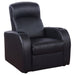 Cyrus Home Theater Black Recliner image