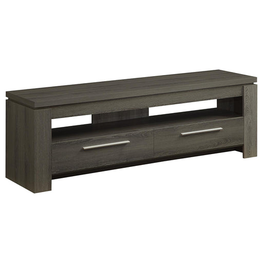 Transitional Weathered Grey TV Console image