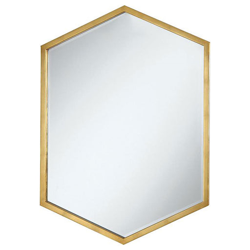 Unique Hexagon Shaped Mirror image
