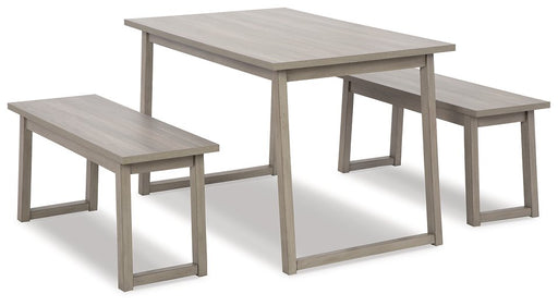 Loratti Dining Table and Benches (Set of 3) image