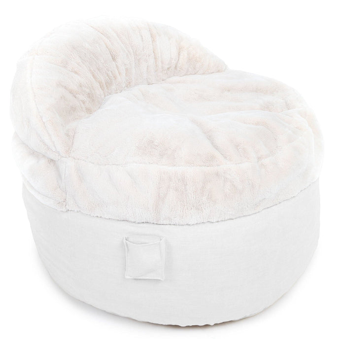 Queen Chair - NEST Bunny Fur - Cream